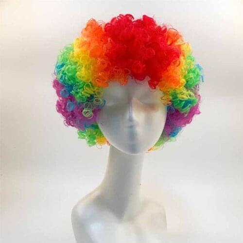 Clown Wig for Halloween costume Cosplay Christmas adult birthday Party wedding Gender Reveal baby shower decoration kids gift