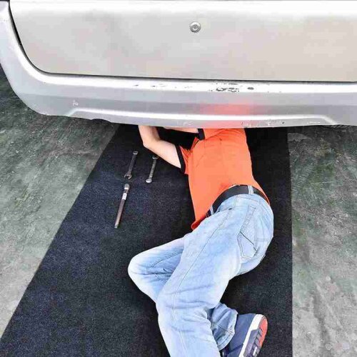Portable Car Repair Reclining Pad Car Repair Pad Repair Protective Pad Felt Garage Floor Mat Waterproof and Oil Resistant Repair