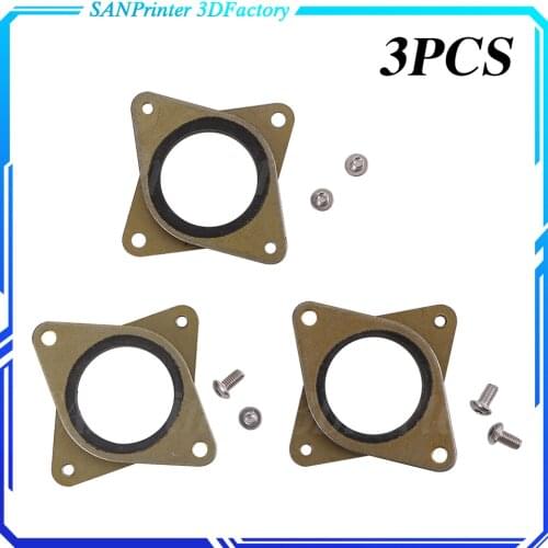 NEMA 17 Stepper Steel and Rubber Vibration Dampers with M3 Screw -CNC for 3D Printer Creality CR-10, CR-10S, Ender3 Upgraded