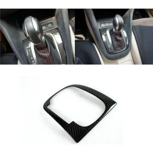 Gear Shift Panel Handbrake Knob Cover Trim ForVW golf 6 MK6 GTI R Carbon Fiber