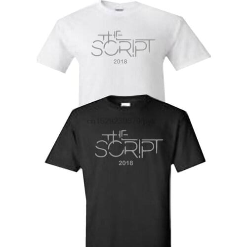 THE SCRIPT TOUR 2018 UNISEX T-SHIRT S-XXL POP CONCERT IRELAND BAND TOUR