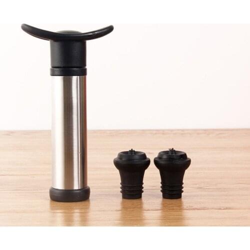 Wine Bottle Sealer Vacuum Wine Pump with Stoppers Sealing Preserver Drinks Bottle Hat Caps Silicone Wine Stoppers U2