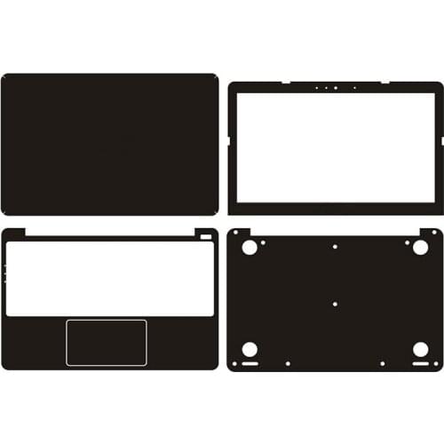 Carbon fiber Vinyl Laptop Sticker Skin Decals Cover Protector for Asus E203NA 11"