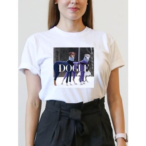 Funny Print Tshirt Femme Fashion Vogue White T-shirt Casual tops & tees Style Girl Women Fun Tee Plus Size S-3XL