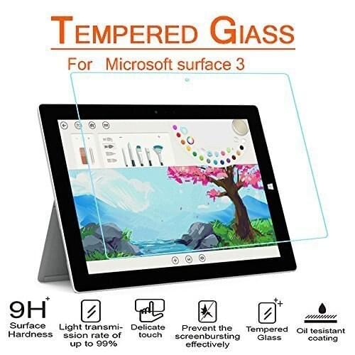 0.3mm Tempered Glass for Microsoft surface 3 10.8'' 9H Hard 2.5D Arc Edge High Transparent Screen Protector Film