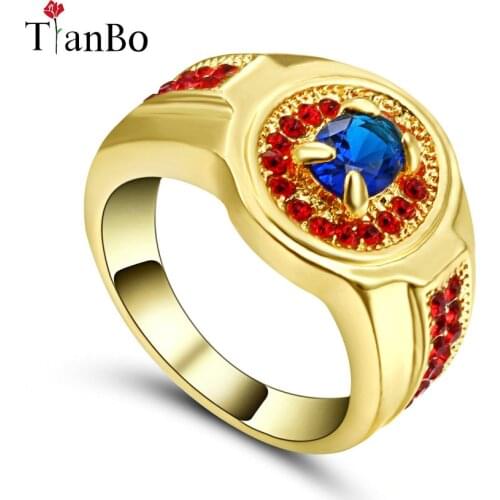 2017 Oval promise Rings new white & Black & Gold Colour jewelry large size 8 Pink & Blue Cubic Zircon women Engagement Ring