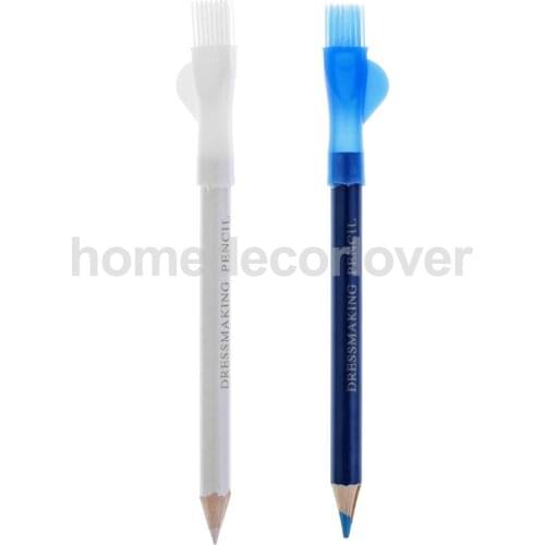2Pcs Tailors Chalk Pen Pencil For Sewing Dressmakers DIY Craft Markers Pens Professional Tailor Leather Fabric