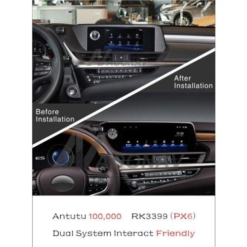 12.3 inch Android PX6 Car Radio For Lexus ES ES250 2018 2019 2020 2021 Car Video Autoradio GPS Navigation Phone Link Carplay