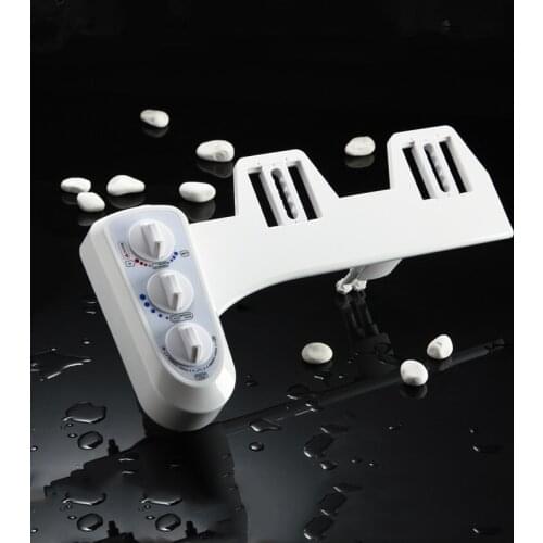 Hot and Cold Bidet for Non-Electric Mechanical Bidet Toilet Seat Attachment Hot and Cold Water Spray Dual Nozzle
