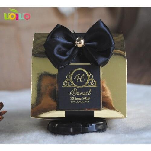 Custom design indian metallic paper wedding sweet boxes 50pieces laser cut cupcake candy boxes
