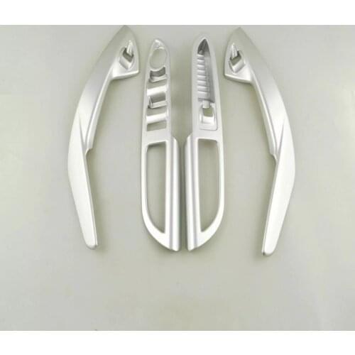 For Ford KUGA ESCAPE 2017 ABS Matte Interior Door Window Lift Switch Panel Cover 4 pcs