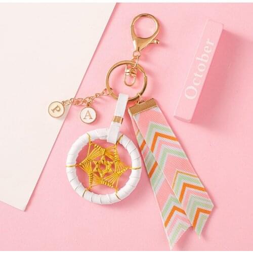 Cute Dreamcatcher Key Chain Kawaii Keychains Girl Boy Car Key Ring Holder for Best Gift Bag Charm Pendant Jewelry Accessories