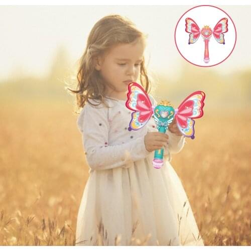 Bubble Machine With Light&Music Electric Kids Magic Wand Bubble Gun Blower Toy Electric Magic Automatic Soap Bubble Machines Toy