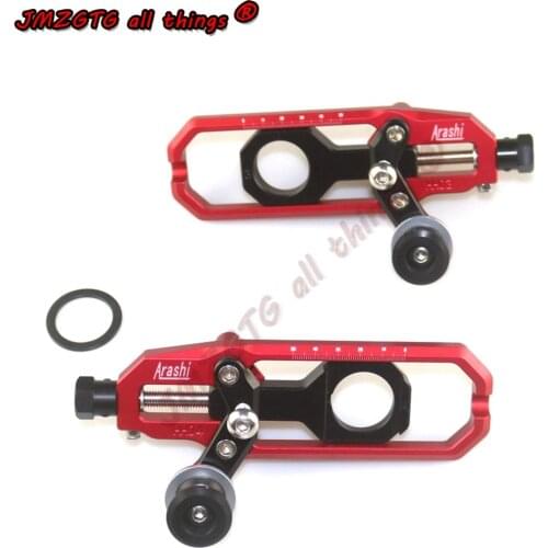 Motorcycle CNC Chain adjustment adjuster For SUZUKI GSXR1000 2005 2006 2007 2008