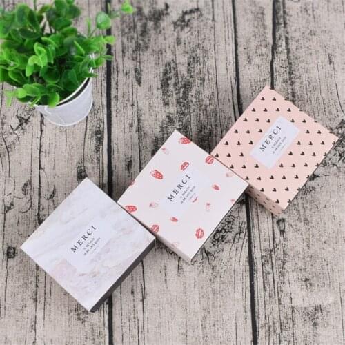 Nordic Marbling Drawer Shape Candy Box Heart Pink Hickey Strawberry Kids Birthday Wedding Party Xmas Decor Baby Shower Supplies