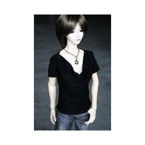 [wamami] Black Short-Sleeve Vest/T-Shirt/Outfit For SD17 DZ 70cm BJD Dollfie