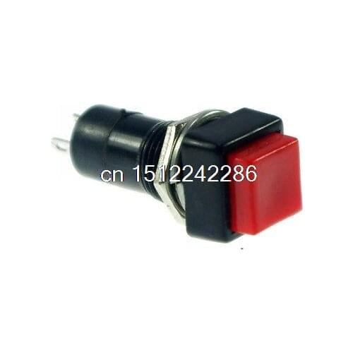 20 x AC 125V3A Red/Green Latching Square Push Button Switch Mounting Hole 12 mm