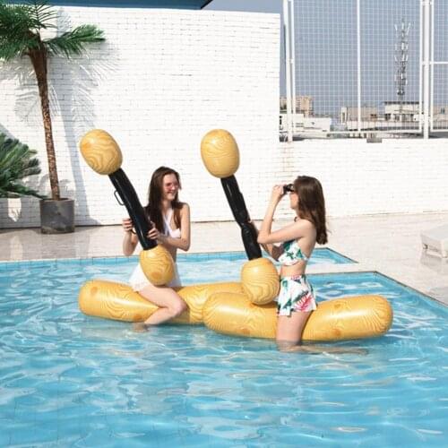4PCS/Set Inflatable Battle Tubes Pool Battle Float Inflatable Water Sports Bumper Toys for Party Gladiator Raft