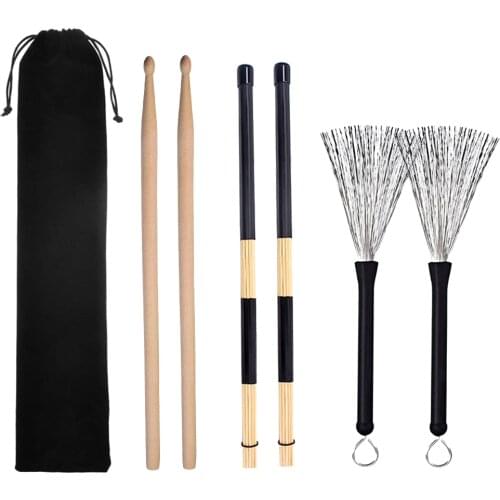 Bamboo Drumsticks Battery Brooms With Rubber Handles Good Handling With Storage