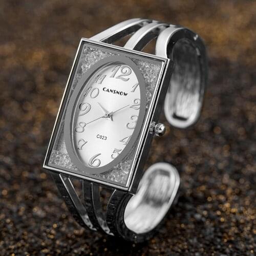 Womens Square Watches Luxury Rhinestone Bracelet Oval Dial Casual Dress Quartz Wristwatches Creative Gift reloj mujer