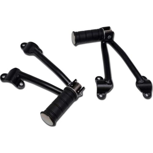 Motorcycle Parts Black Rear Passenger Foot Pegs Mounts Footrest for Kawasaki Vulcan 650 VN650 vn650 2015 2016 2017 2018 up