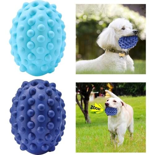 Puppy Dog Squeaky Chew Toy Bite Resistant Interactive Chewing Molar Teeth Cleaning Training Playing Pet Supply