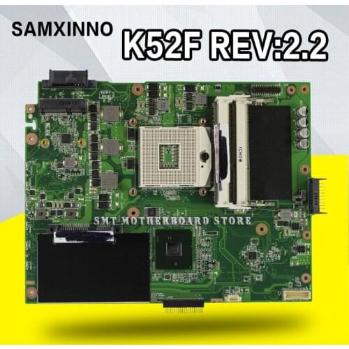 K52F Motherboard HM55-REV:2.2 RAM For Asus X52F A52F K52J laptop Motherboard K52F Mainboard test 100% OK