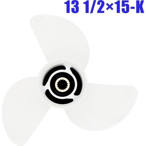 Aluminum Propeller 13 1/2x15-K 6E5-45947-00-EL for Yamaha 60-115HP Outboard Motor