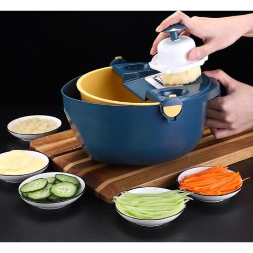 Multi-function Cutting Grater Potato Slicer Garlic Crusher Shredding for Vegetables Food Slicer All for Home and Kitchen Peeler