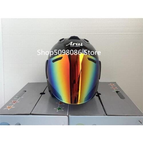 RAM3 Motorcycle half helmet locomotive racing helmet summer light half helmet,Capacete black and white