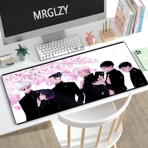 MRGLZY Drop Shipping Jujutsu Kaisen Large Mouse Pad 40*80CM Multi-size Gaming Peripheral MousePads Computer Accessories Desk Mat
