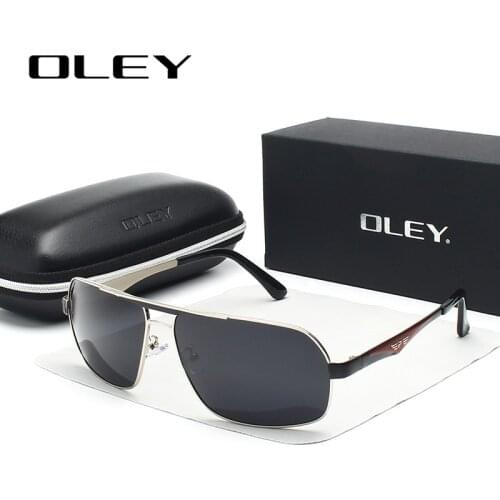 OLEY Brand Unisex stainless steel Mens Polarized Mirror Sun Glasses Female Eyewears Accessories Sunglasses For Men Y1543
