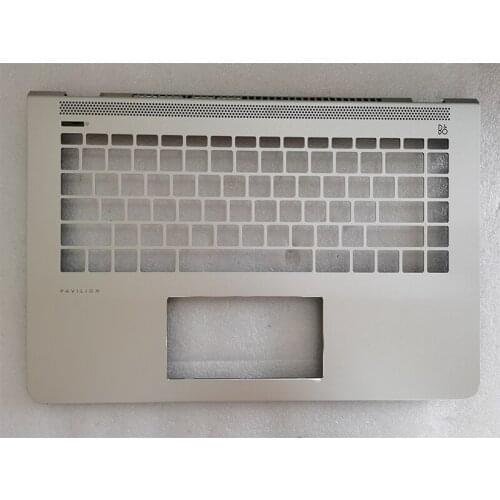 New Silver Shell For HP PAVILION 14-BK 14-BK070SA Laptop Palmrest Upper Top Cover Keyboard Bezel/Bottom Base Case