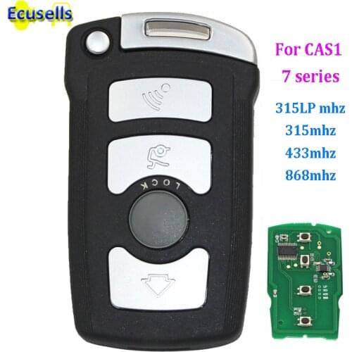 4 buttons FULL remote key Fob 315LP MHZ 315mhz 433mhz 868mhz for BMW 7 SERIES E65 E66 WITH CHIP ID7944/ID46 CAS1 HU92 UNCUT
