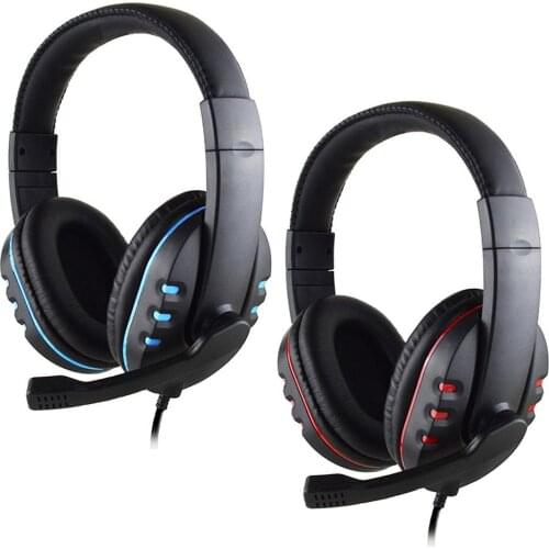 Wired Gaming Headphone Heavy Bass Headset for Game Consoles/PCs/Mobile Phones