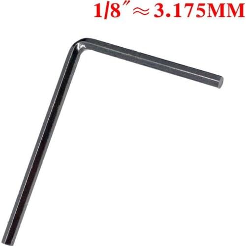 2 Pcs 1/8" Hexagon Allen Wrench Key for Bass Guitar Neck Truss Rod Adjustment - Hex Wrench Approx 3.175MM Guitar Accessories