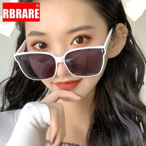 RBRARE Square Sunglasses Women Vintage Oversized Luxury Brand Designer Sun Glasses for Men Retro Big Frame Gafas De Sol Mujer