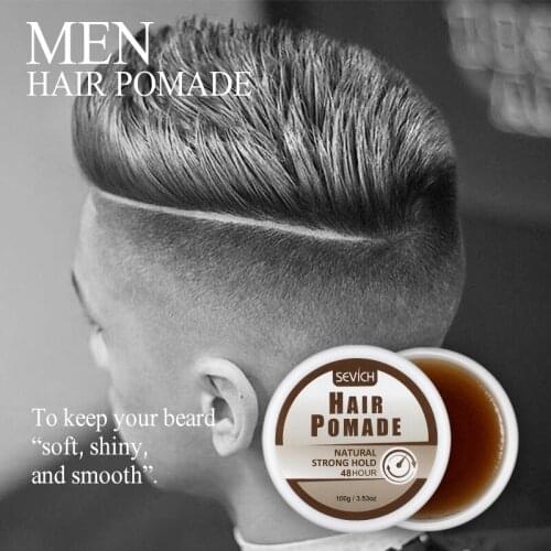Sevich 100g Natural Pomade Hair Wax For Men and Women Hair Cream Lost-lasting Strong Hold Hair Styling Daily Use Hair Clay