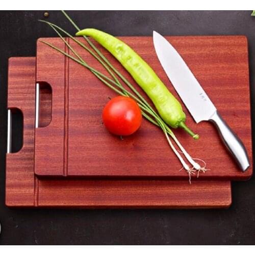 High Quality Kitchen Mildew proof Chopping Board kitchen tools Ebony Wood fruit Vegetable Cutting Board No Paint
