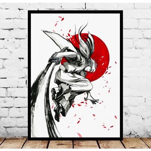 Japanese Art Bushido Ninja Bushido Onimusha Poster