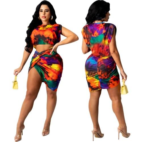 Dress sets two piece set women wholesale clothes tops women 2021 skirts female 2021 two pieces sets women skirt dress suits