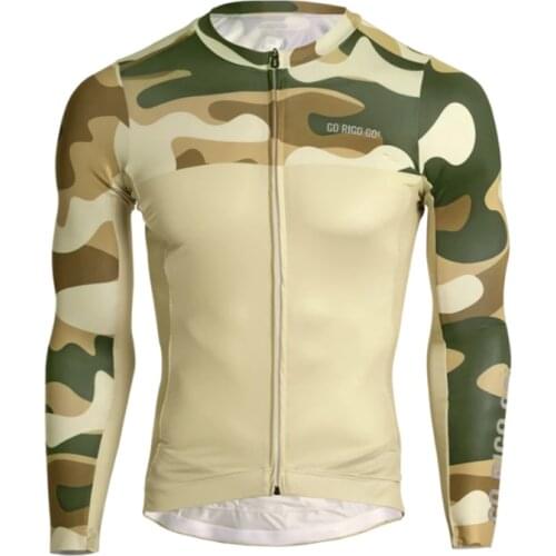 GO RIGO GO Winter Cycling Wear Pro Team Fleece Mountain Bike Clothing Ropa Ciclismo Racing Bicycle Long Sleeves Warm MTB Apparel