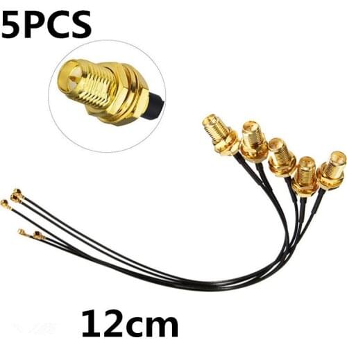 1PC / 5PCS 15.5cm/12cm IPX To SMA Female UFL SMA Connector Coaxial RF WiFi Pigtail Cable Connectors