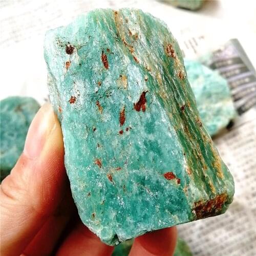 1pc Big size Natural Natural Gemstones Raw Amazonite Rough Stone Natural Quartz Crystals Mineral Energy Stone For Healing