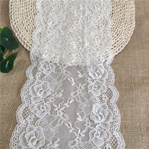 18cm DIY clothing sewing supplies Handicrafts accessories rice white lace teeth border