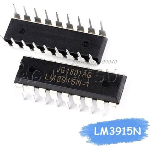 5PCS LM3915N-1 DIP18 LM3915-1 DIP LM3915N LM3915 DIP-18 new and original IC