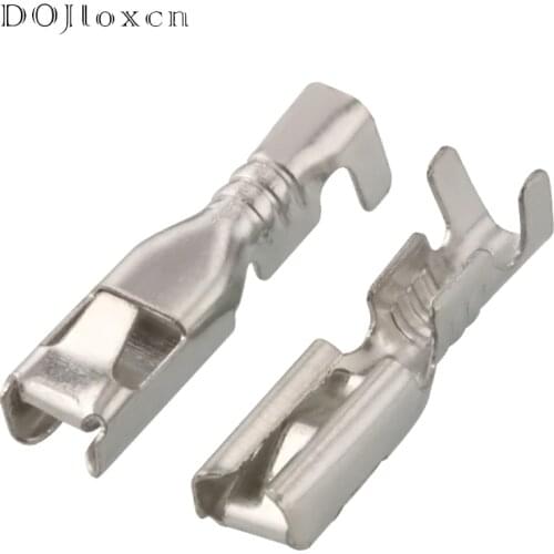 50 Pcs 2.8 MM Series Automobile Female Terminal Socket Wiring Copper Connector DJ621-E2.8*0.5A