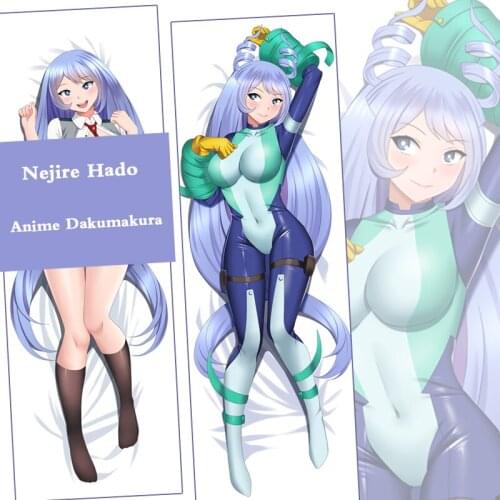 Anime Dakimakura My Hero Academi Nejire Hado Hugging Body Pillow Case Home Bedding Throw Cushion Pillow Cover