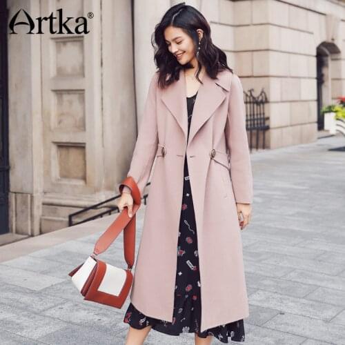 Artka Women's Gray Coats