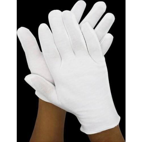 White Cotton Work Gloves for Dry Hands Handling Film SPA Gloves Ceremonial Inspection Gloves Household Cleaning Tools Gloves